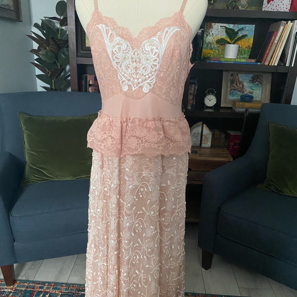 OOAK Vintage Victorian Cottagecore Lingerie Dress